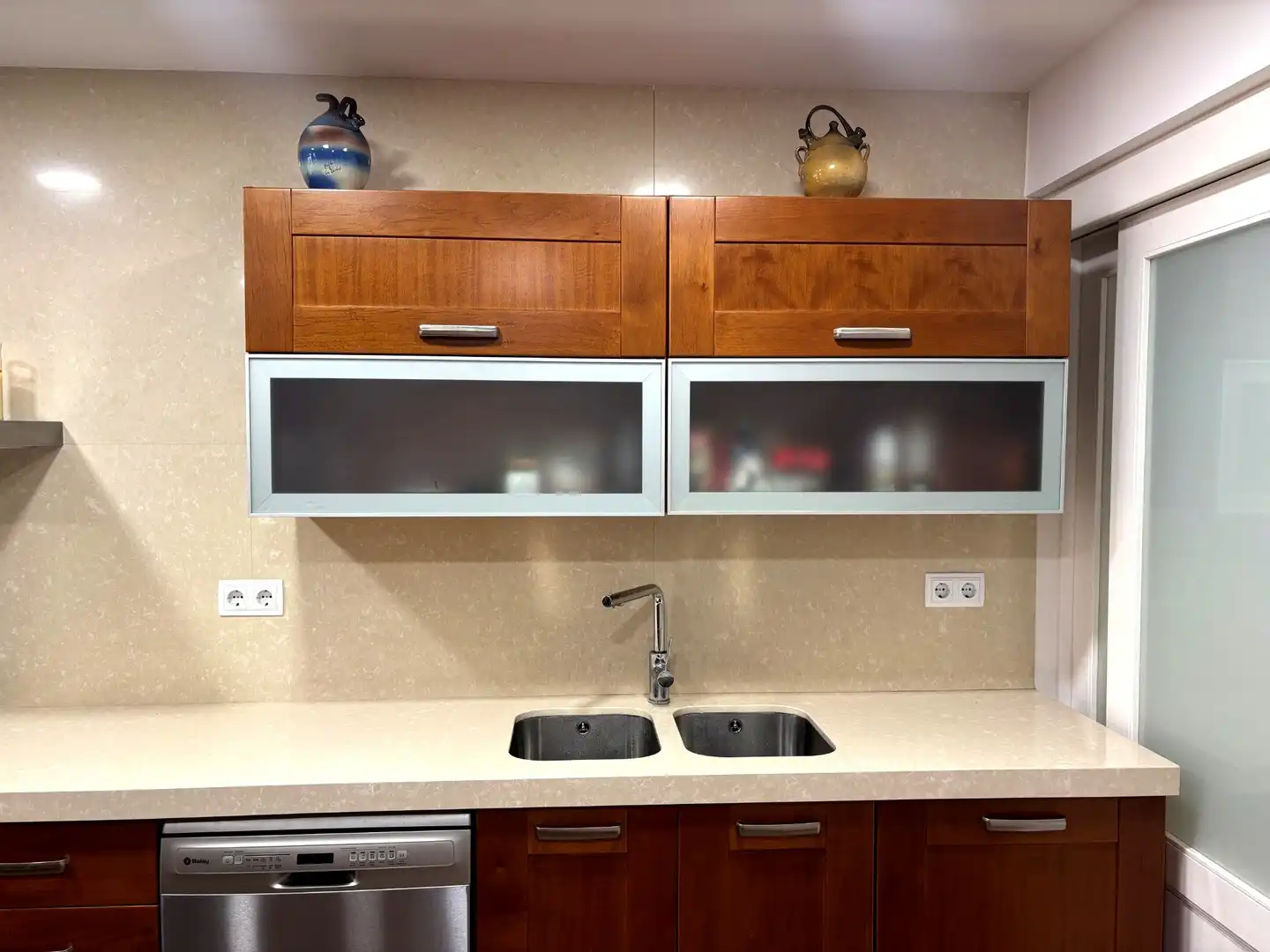 Cocina de Casa adosada en venta en Alcanar con Aire acondicionado, Terraza y Amueblado