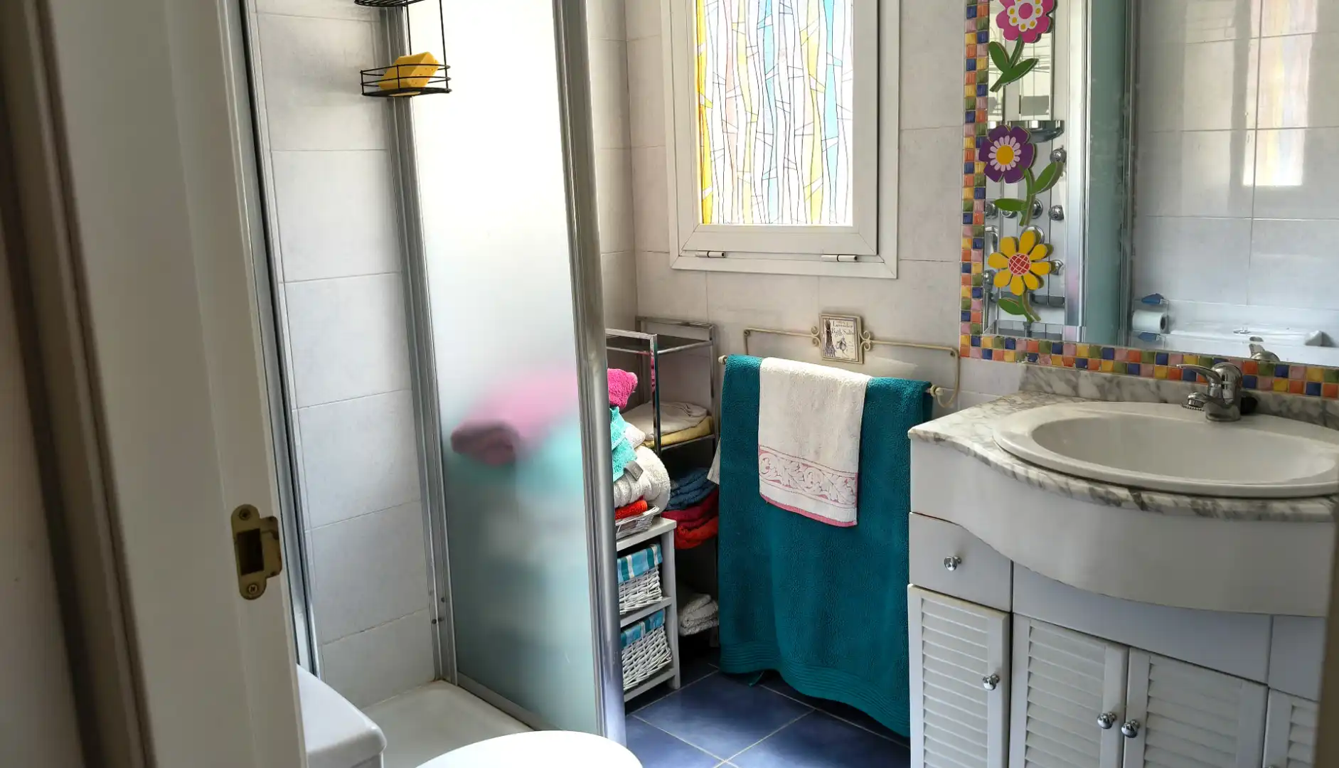 Baño de Casa adosada en venta en Rivas-Vaciamadrid con Aire acondicionado, Calefacción y Jardín privado