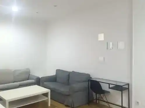 Living room of Flat for rent in  Madrid Capital  with Air Conditioner