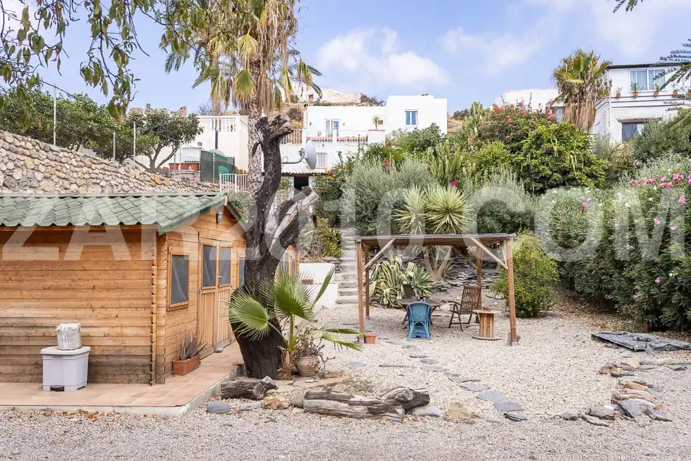 Terrassa de Casa o xalet en venda en Mojácar amb Aire condicionat, Jardí privat i Terrassa