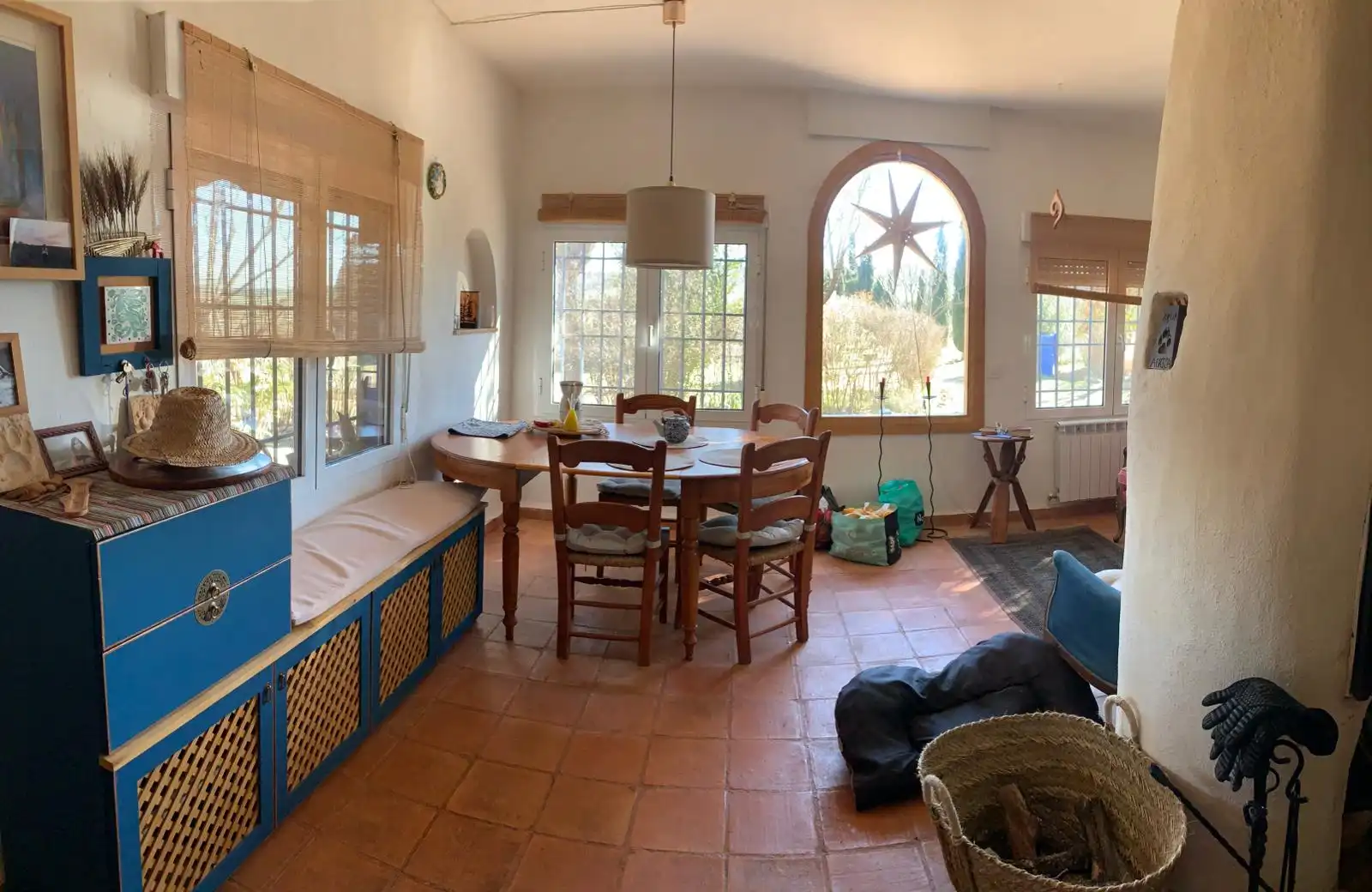 Comedor de Finca rústica en venta en Torrenueva con Aire acondicionado, Calefacción y Jardín privado