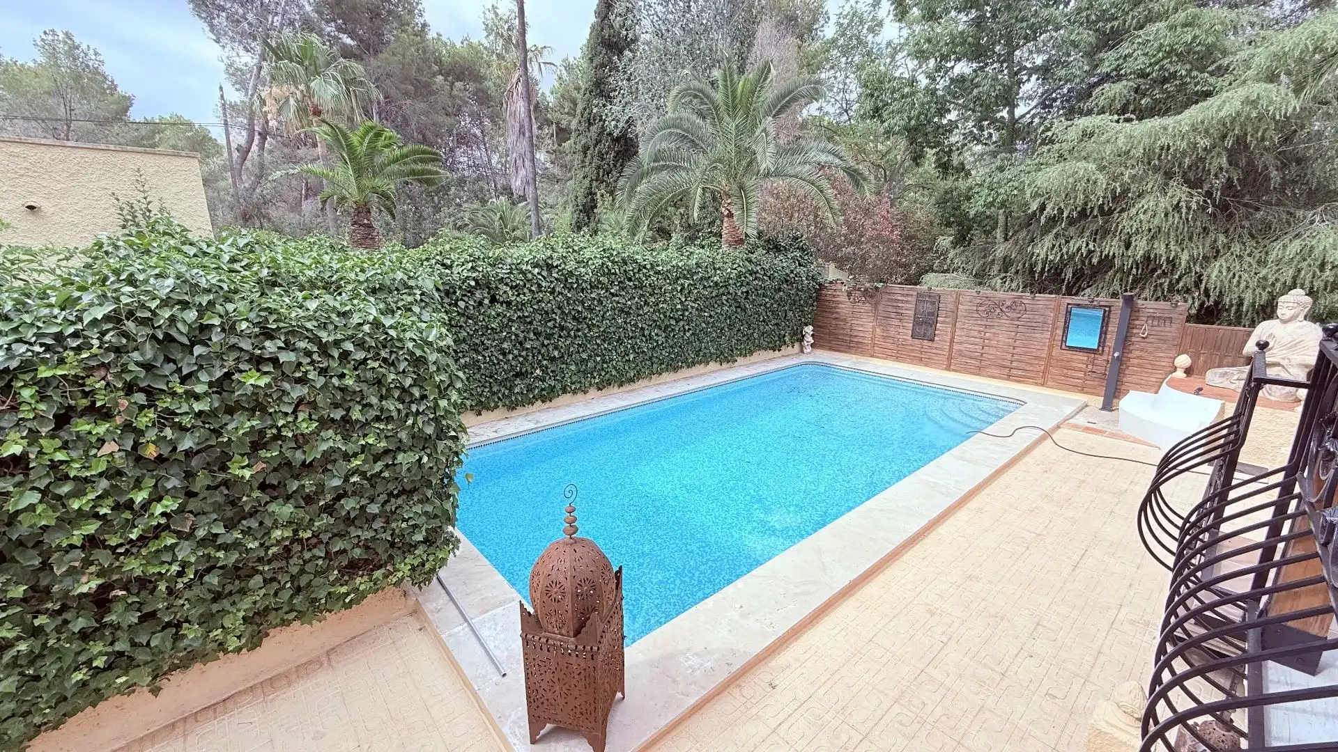 Piscina de Casa o xalet de lloguer en L'Alfàs del Pi amb Aire condicionat, Jardí privat i Piscina