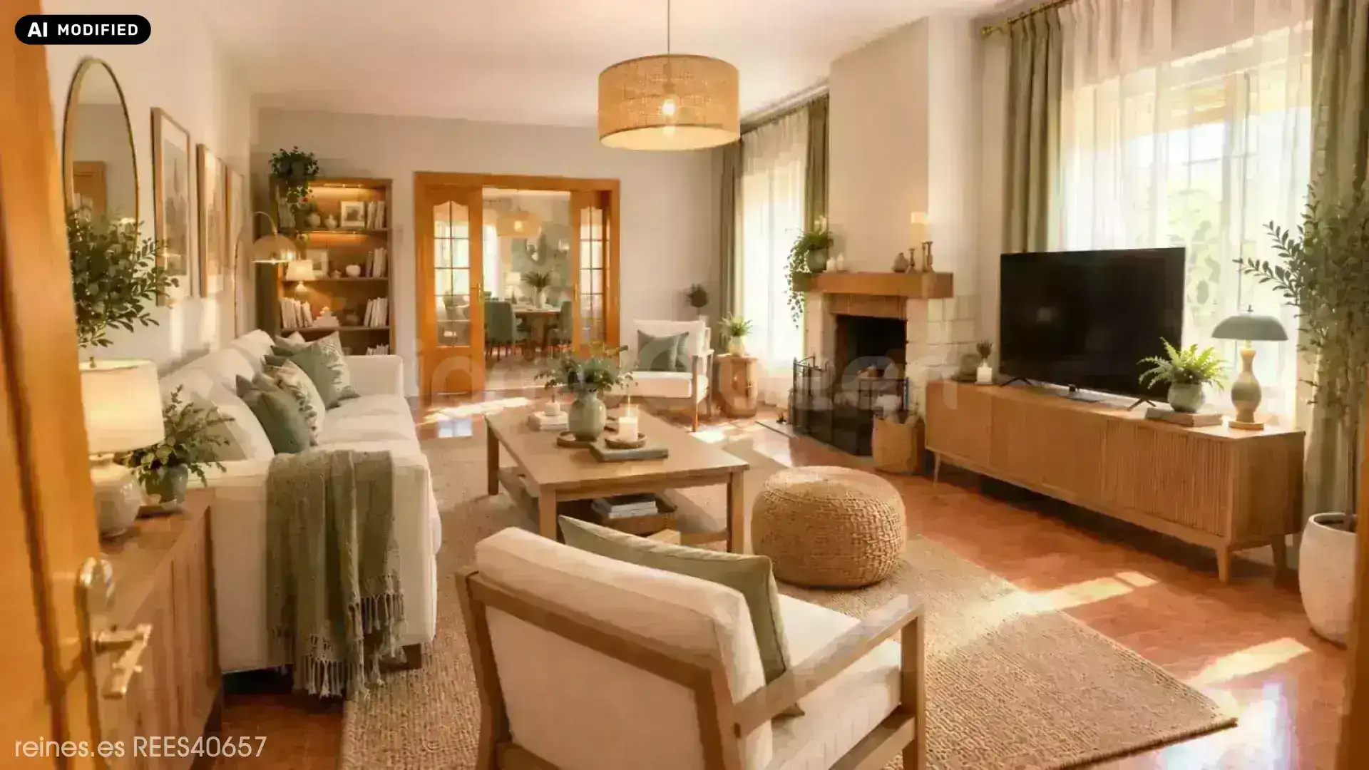 Sala d'estar de Casa o xalet en venda en Villaviciosa de Odón amb Calefacció i Jardí privat