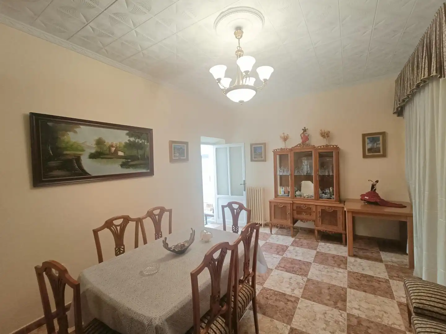Comedor de Casa adosada en venta en Villarta de San Juan con Calefacción, Terraza y Balcón