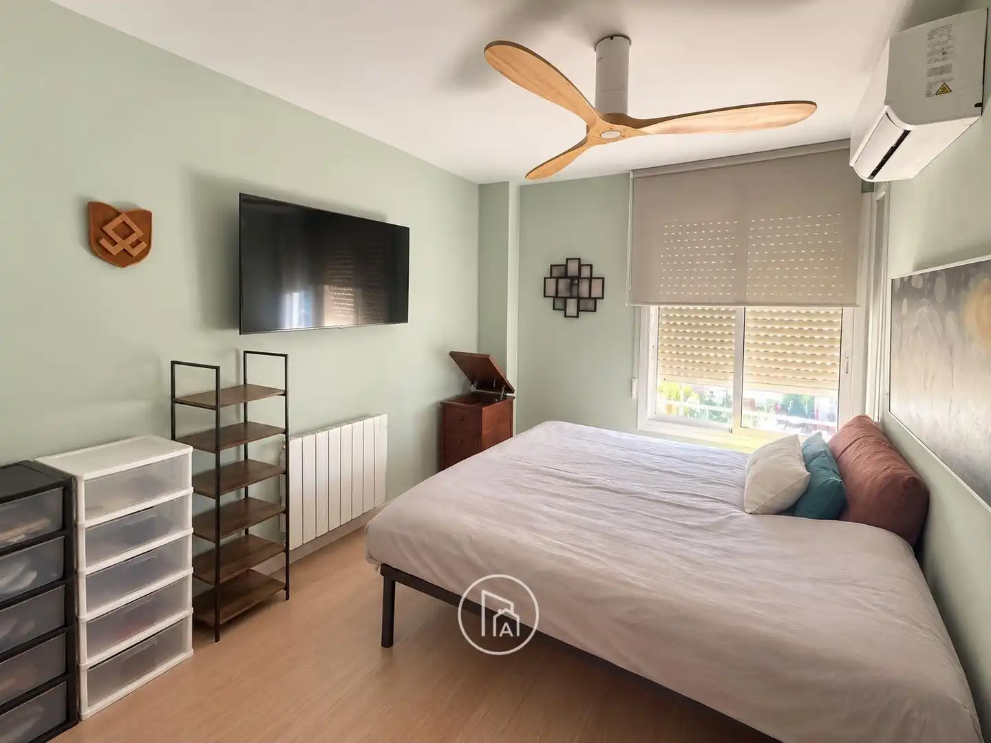 Schlafzimmer von Wohnung zum Verkauf in Valencia mit Klimaanlage, Terrasse und Balkon