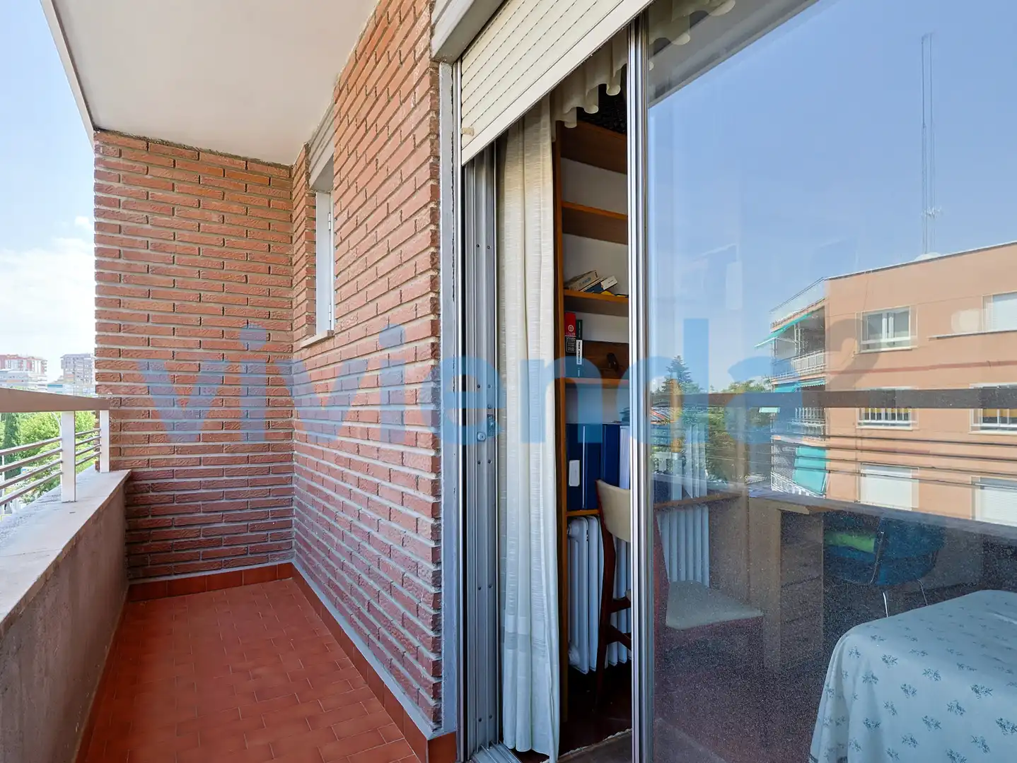 Balcony of Flat for sale in Madrid  with Heating, Terrace and Storage room