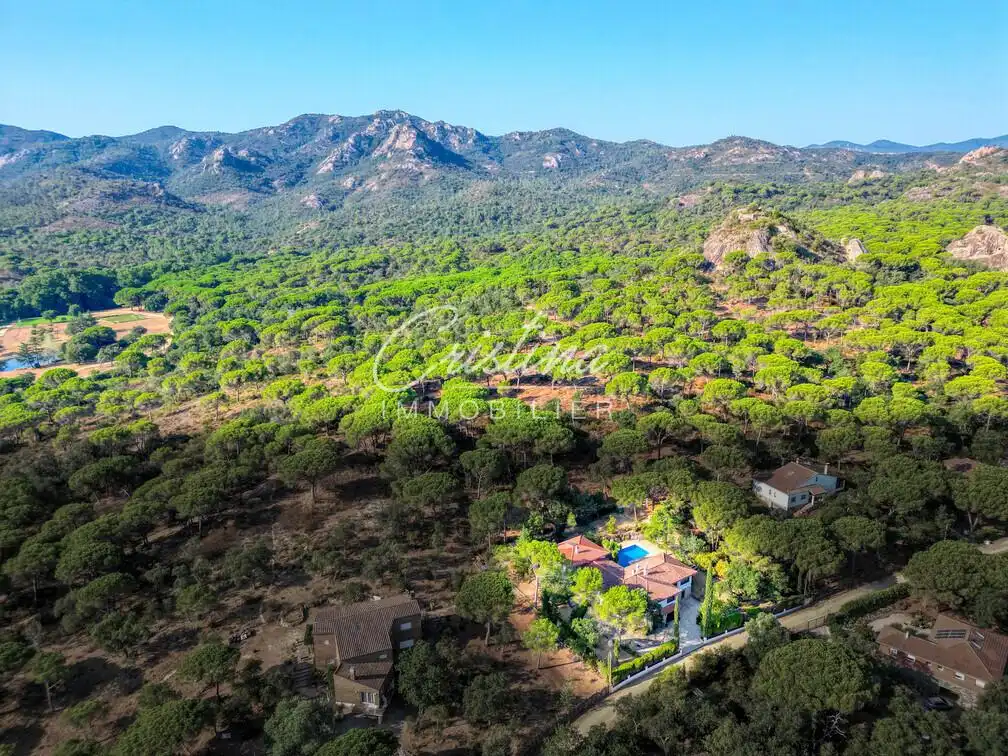 Vista exterior de Casa o xalet en venda en Santa Cristina d'Aro amb Calefacció i Piscina