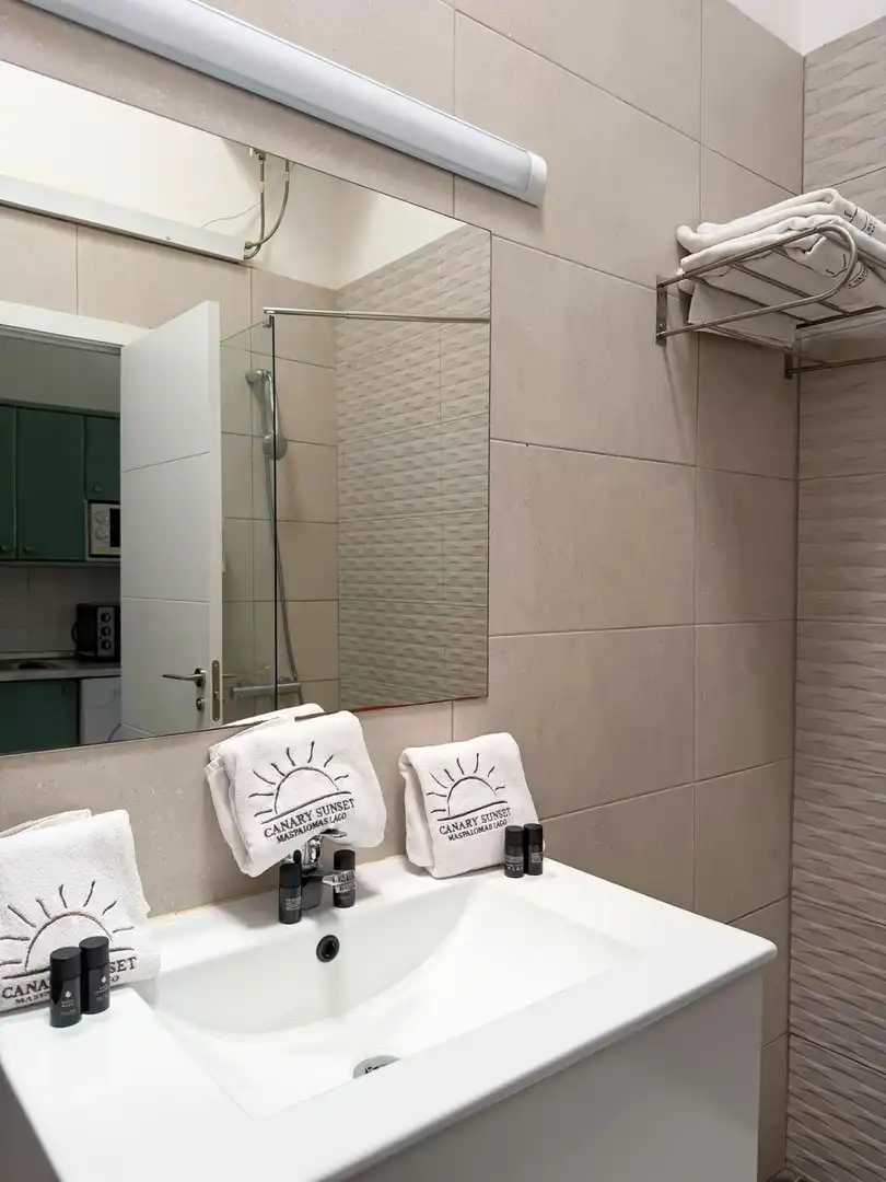 Bathroom of Houses for sale in San Bartolomé de Tirajana  with Air Conditioner, Private garden and Terrace