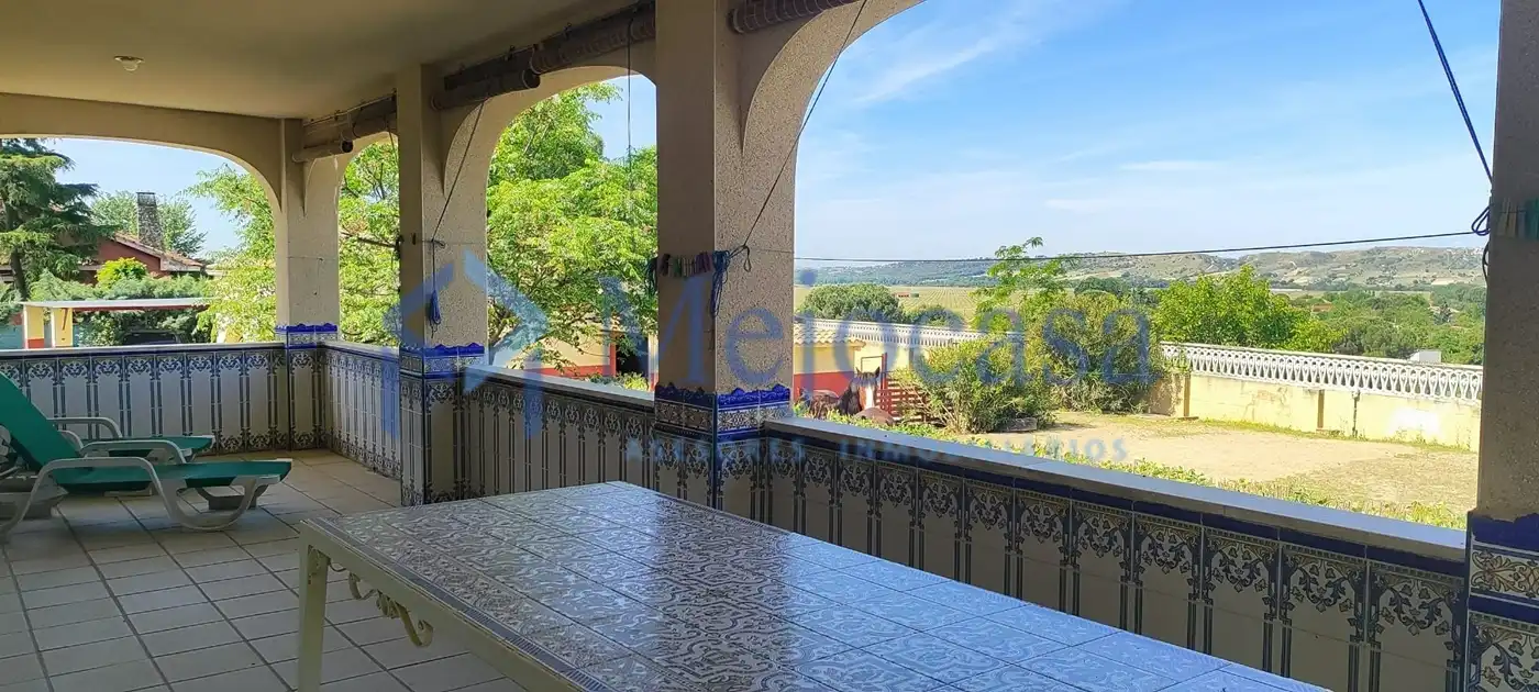 Terrassa de Casa o xalet en venda en Valdetorres de Jarama amb Calefacció, Jardí privat i Terrassa