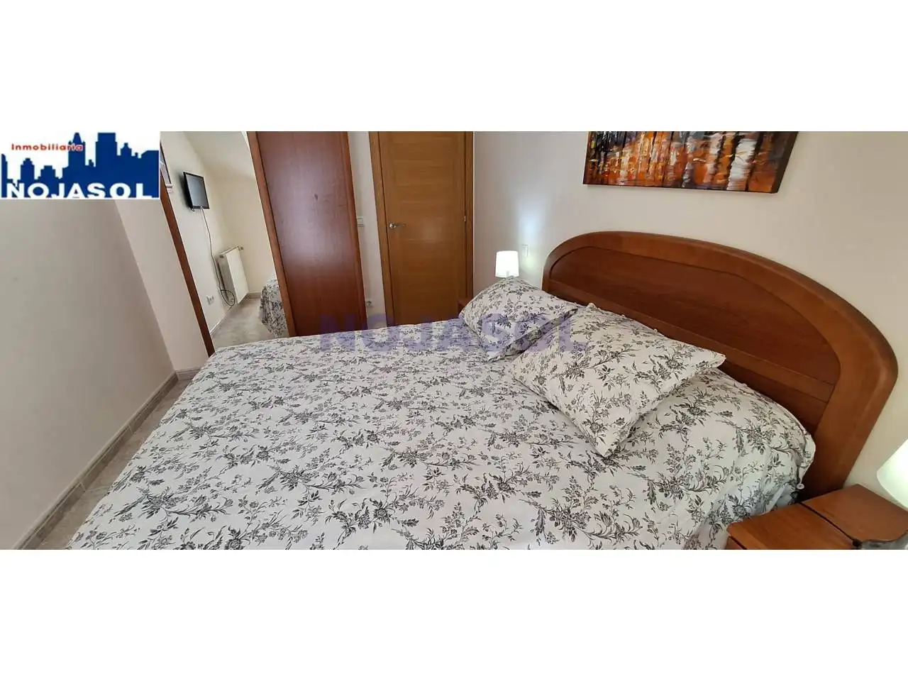 Schlafzimmer von Dachboden zur Miete in Noja mit Heizung, Terrasse und Abstellraum