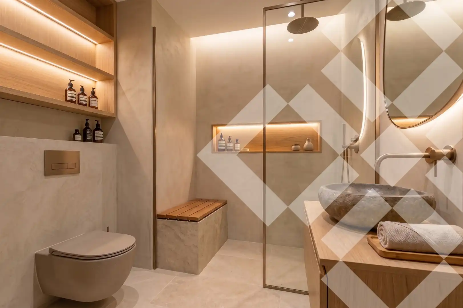 Bathroom of Flat for sale in Barcelona  with Air Conditioner, Terrace and Oven