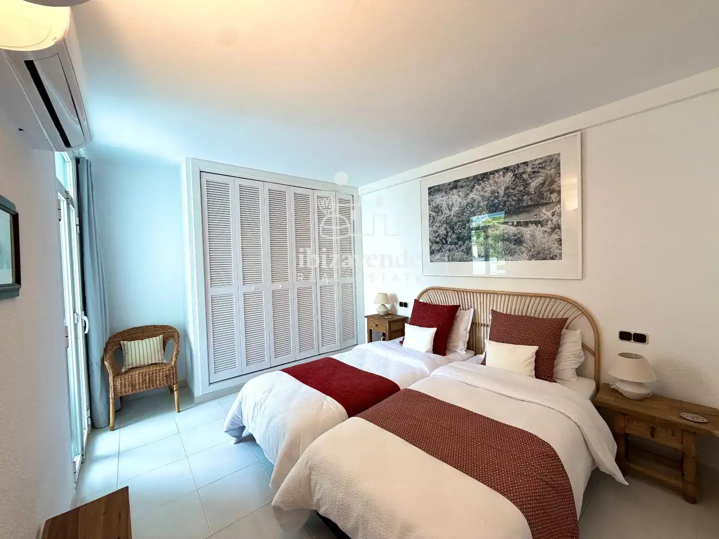 Bedroom of Flat for rent in Santa Eulària des Riu  with Air Conditioner, Terrace and Swimming Pool