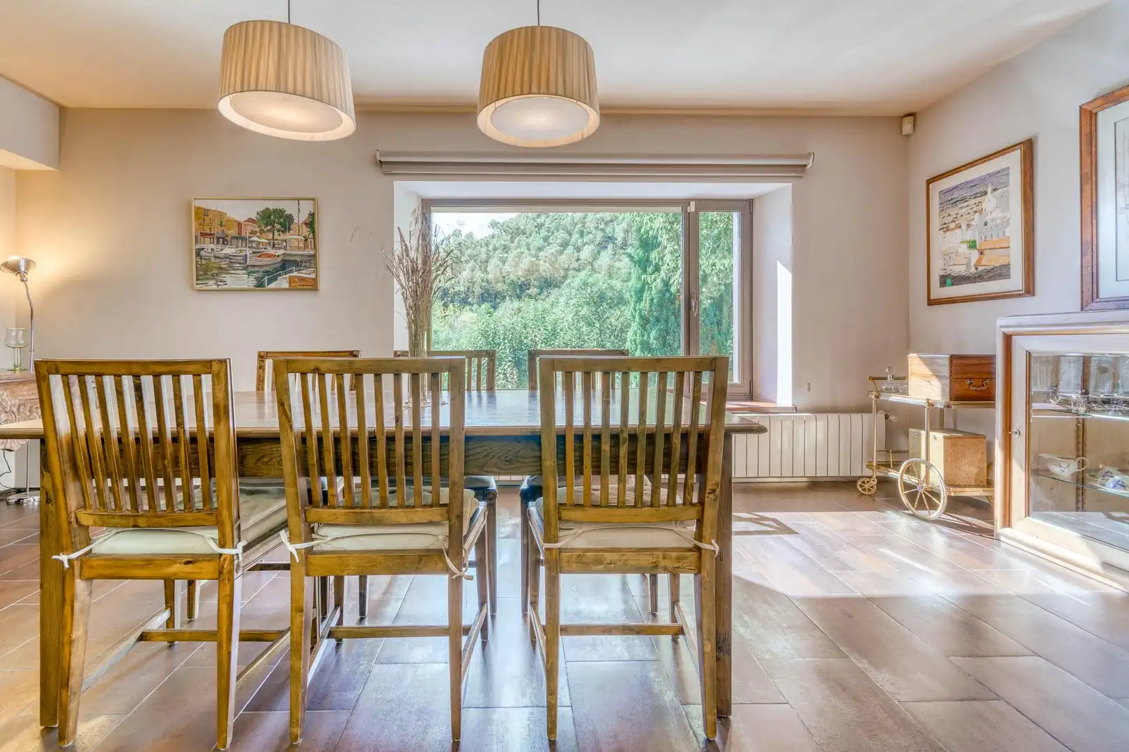Comedor de Finca rústica en venta en Boadella i les Escaules con Calefacción, Jardín privado y Terraza
