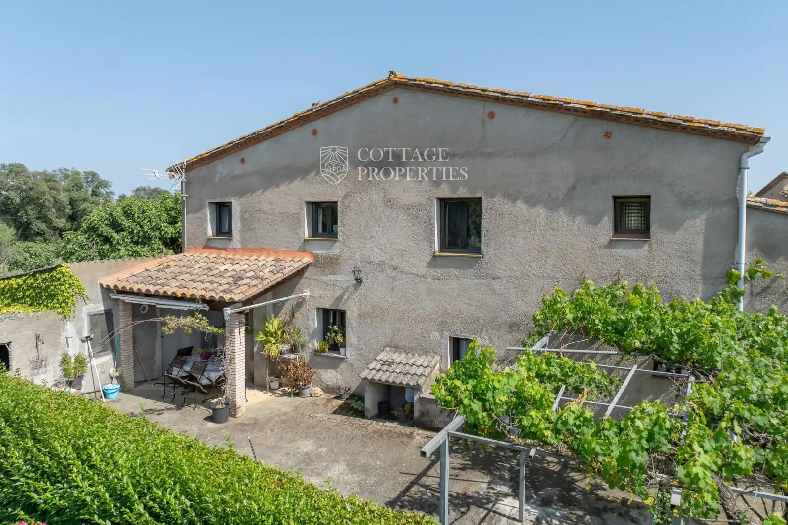 Vista exterior de Finca rústica en venda en Sant Gregori amb Calefacció, Terrassa i Piscina