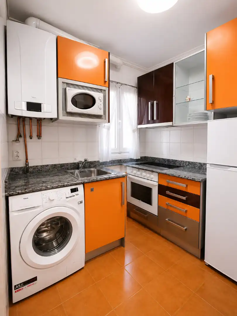 Küche von Wohnung zur Miete in Santander mit Heizung, Terrasse und Möbliert