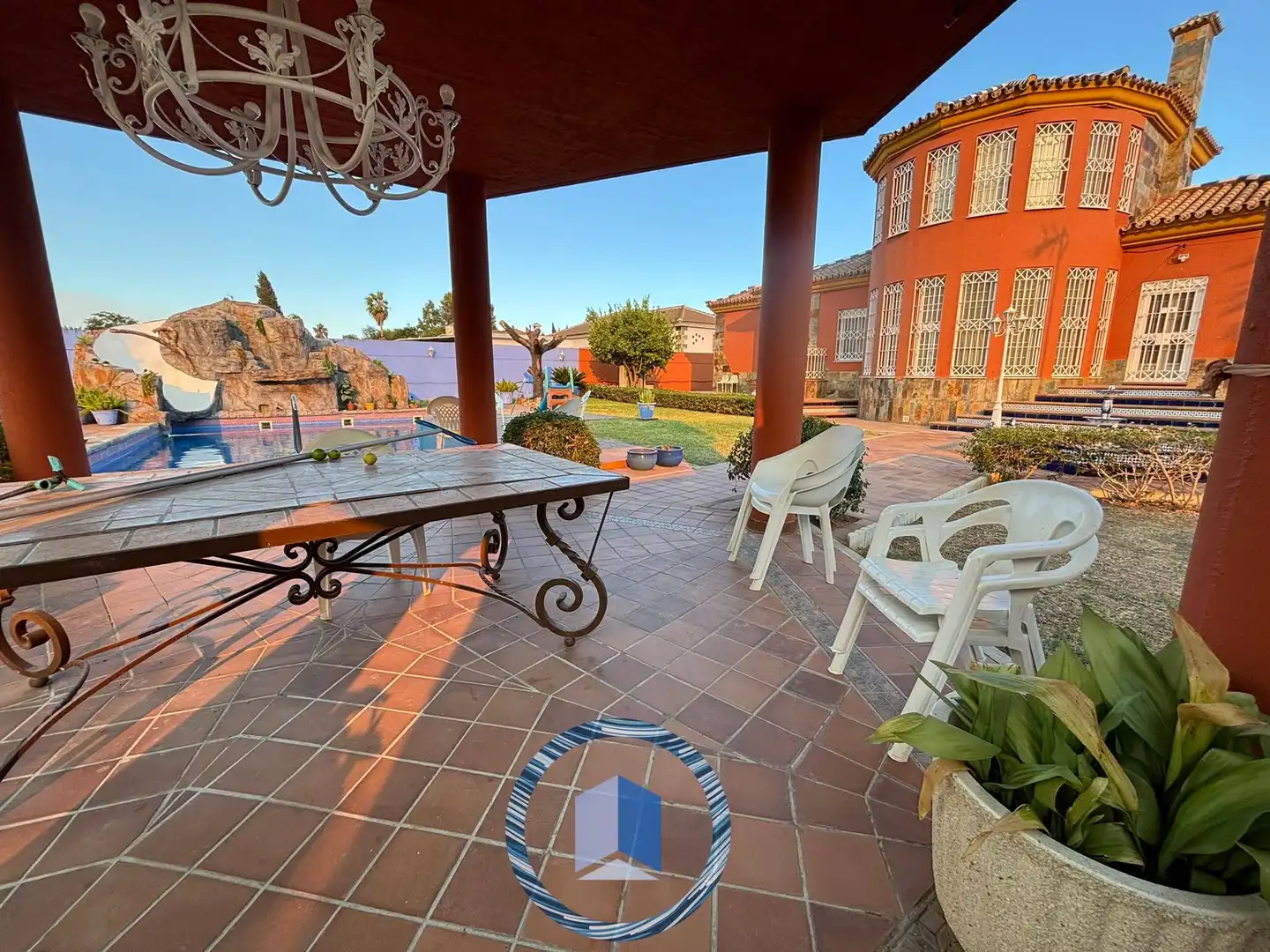 Terraza de Casa o chalet en venta en Alcalá de Guadaira con Aire acondicionado, Jardín privado y Terraza
