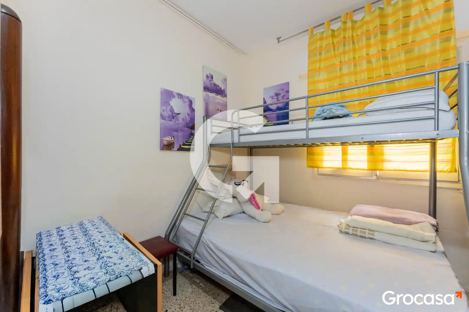 Bedroom of Flat for sale in Cornellà de Llobregat  with Air Conditioner, Storage room and Oven