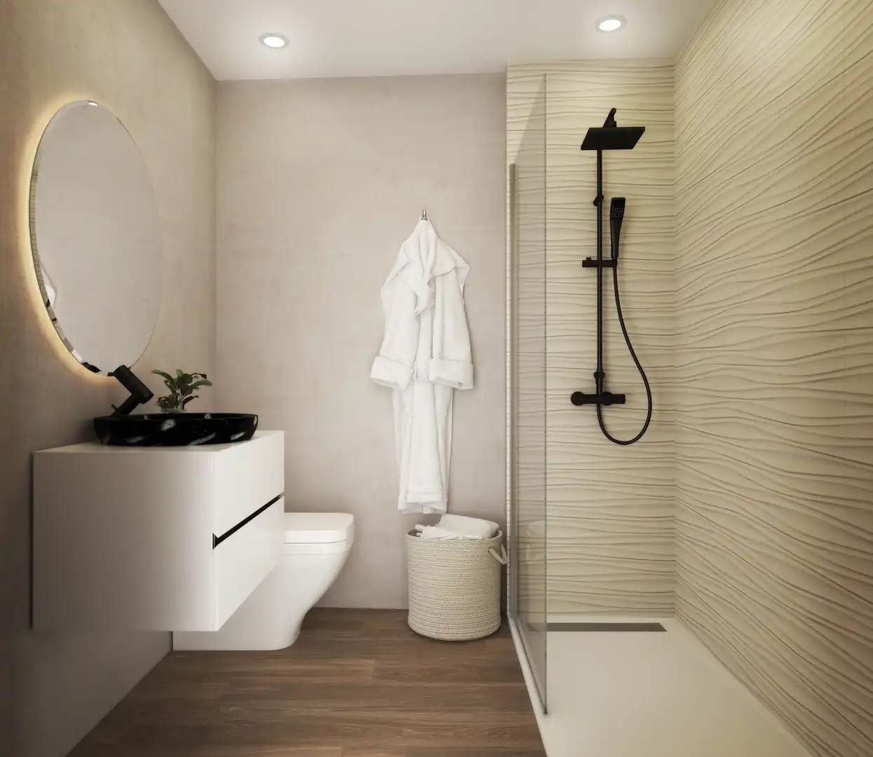 Bathroom of Houses for sale in Marbella  with Air Conditioner, Heating and Private garden