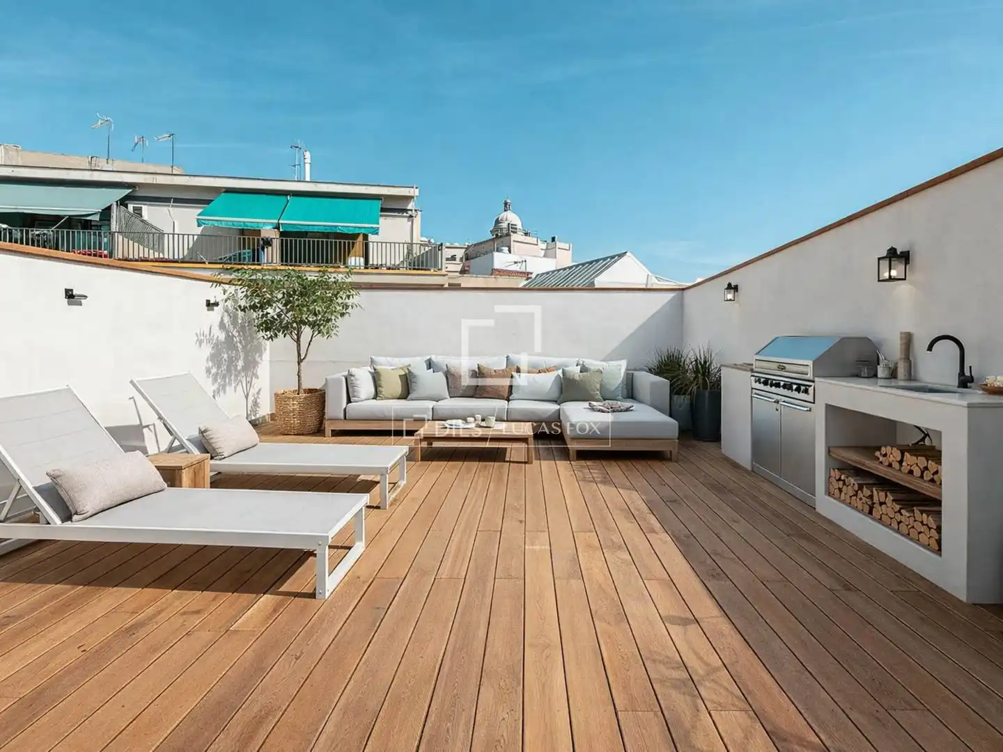 Terraza de Ático en venta en Barcelona con Terraza