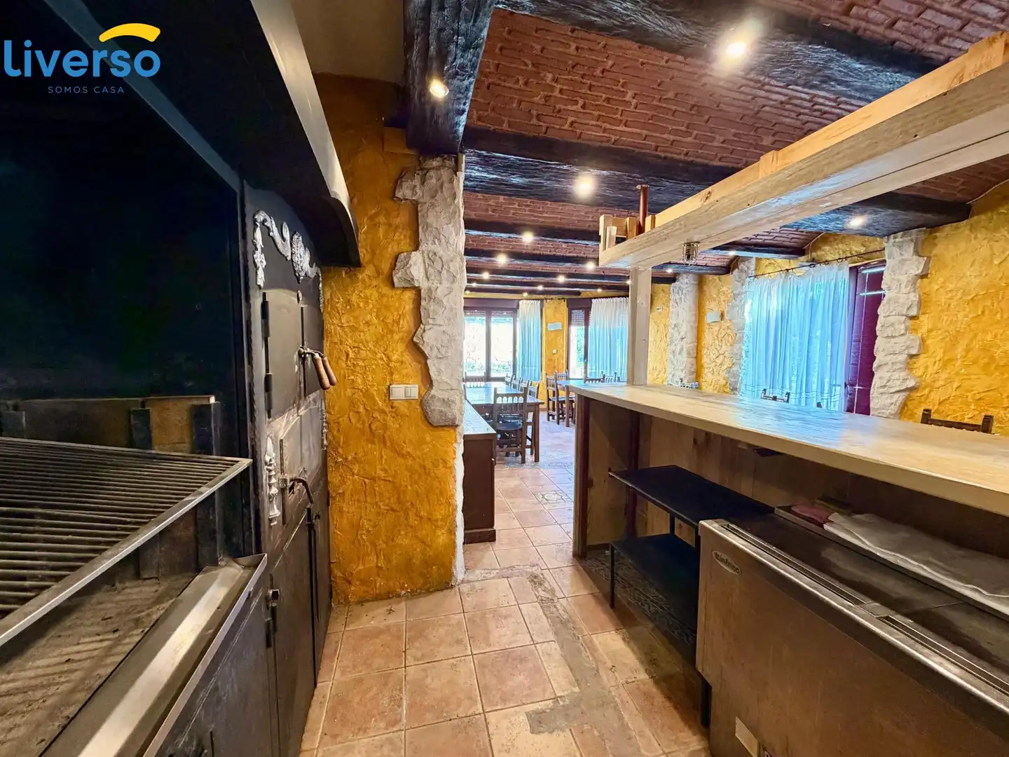 Kitchen of Houses for sale in Arlanzón  with Heating and Furnished