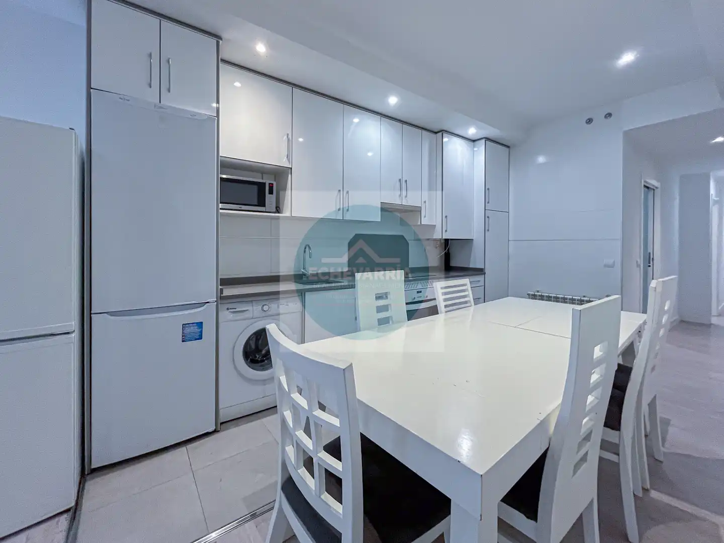 Kitchen of Flat for rent in Madrid  with Heating, Furnished and Oven