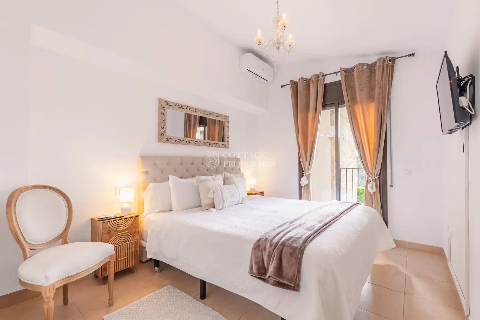 Bedroom of Houses for sale in Madremanya  with Air Conditioner, Heating and Terrace