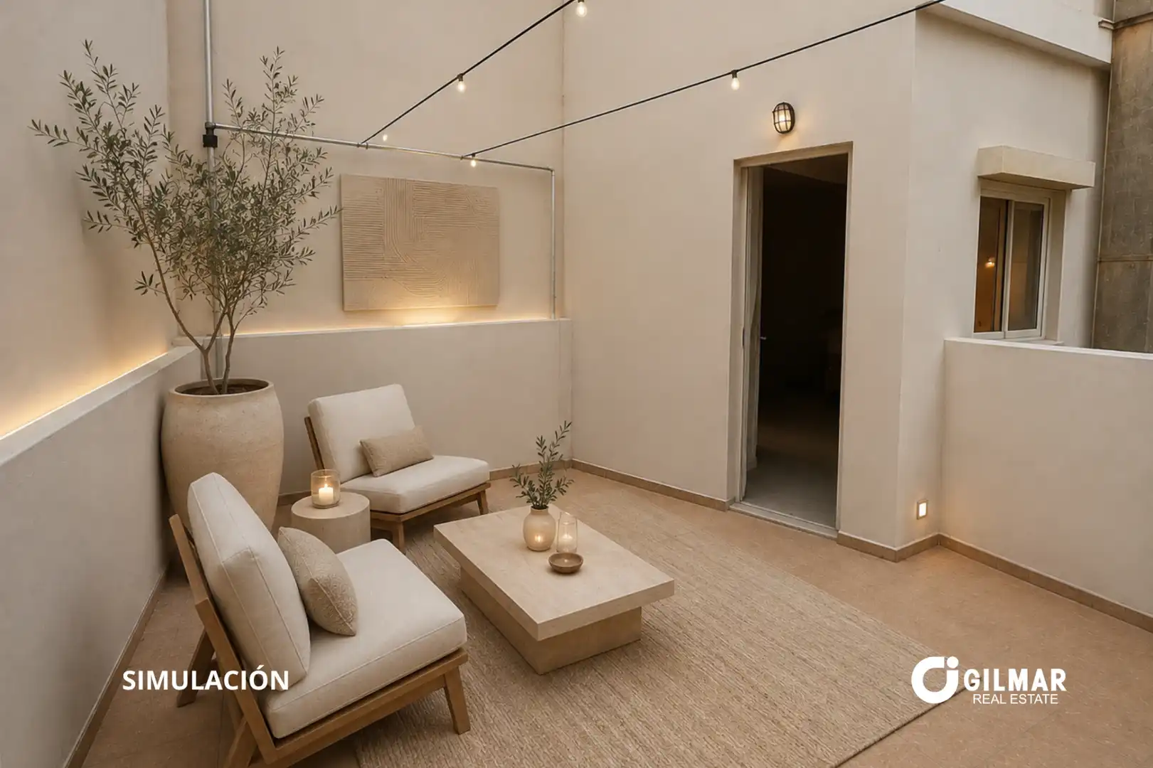 Sala de estar de Piso en venta en Gáldar con Terraza y Balcón