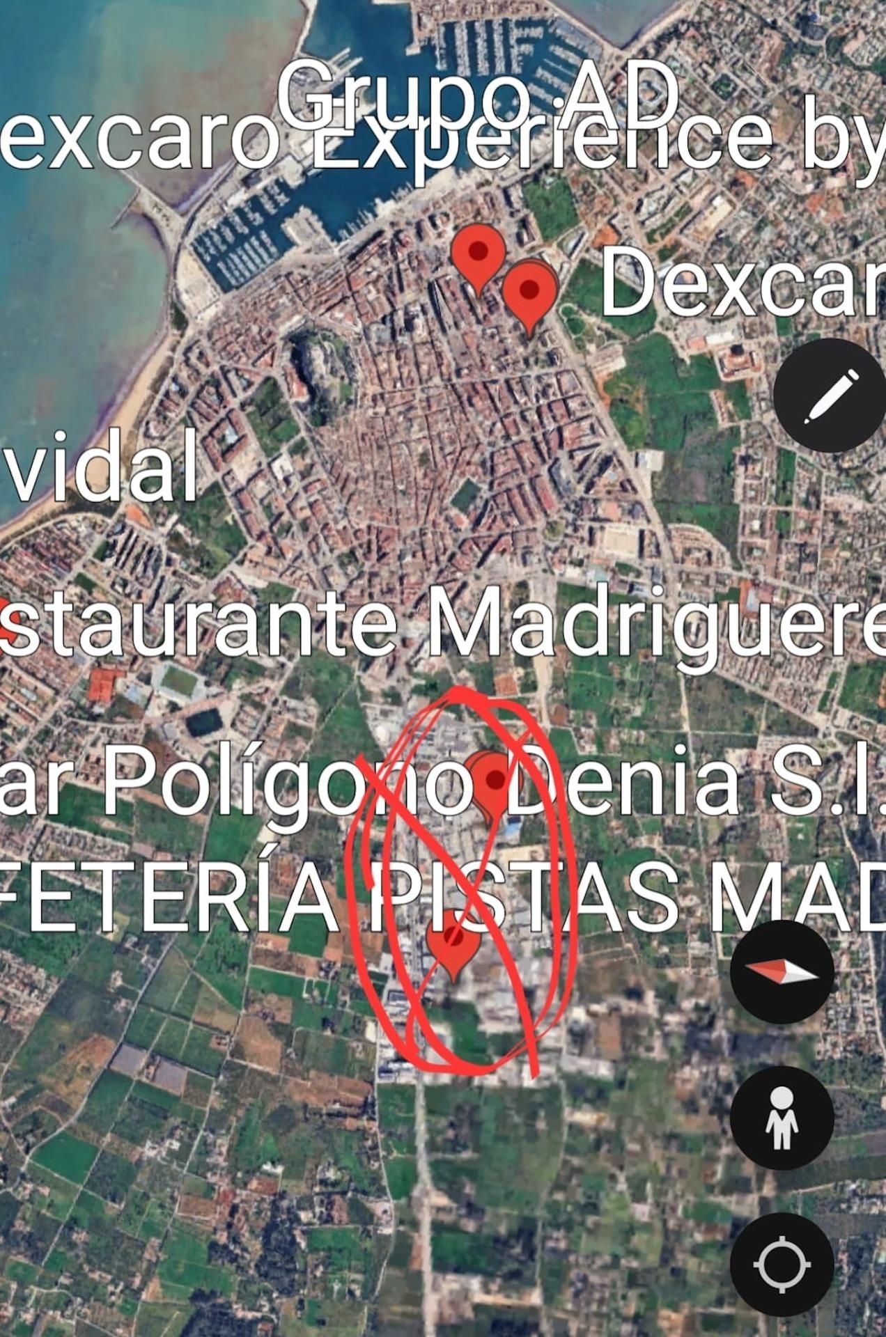 Exterior view of Industrial land for sale in Dénia