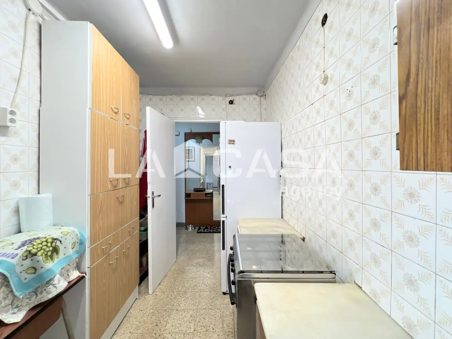 Kitchen of Flat for sale in Badalona  with Heating and Balcony