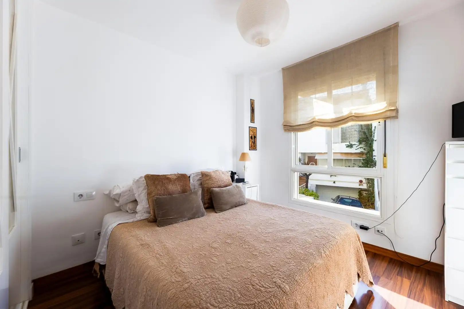 Schlafzimmer von Wohnung zum Verkauf in  Palma de Mallorca mit Klimaanlage, Heizung und Parkett