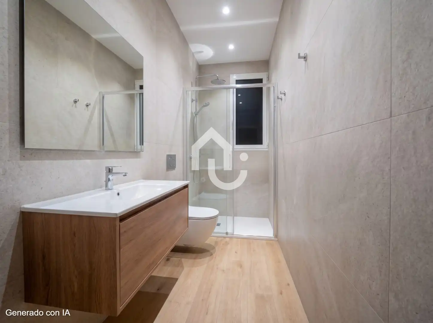 Badezimmer von Erdgeschoss zum Verkauf in Barcelona mit Abstellraum