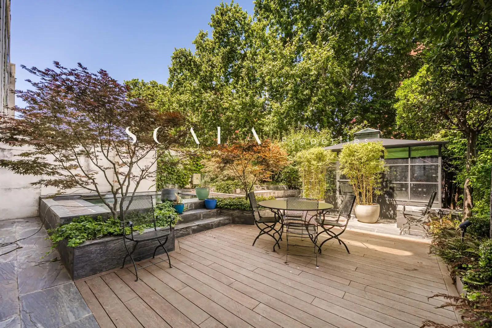 Terrasse von Wohnung zur Miete in Madrid mit Klimaanlage, Heizung und Privatgarten