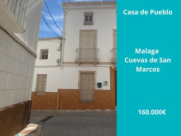 Haus zum Verkauf in Cuevas de San Marcos