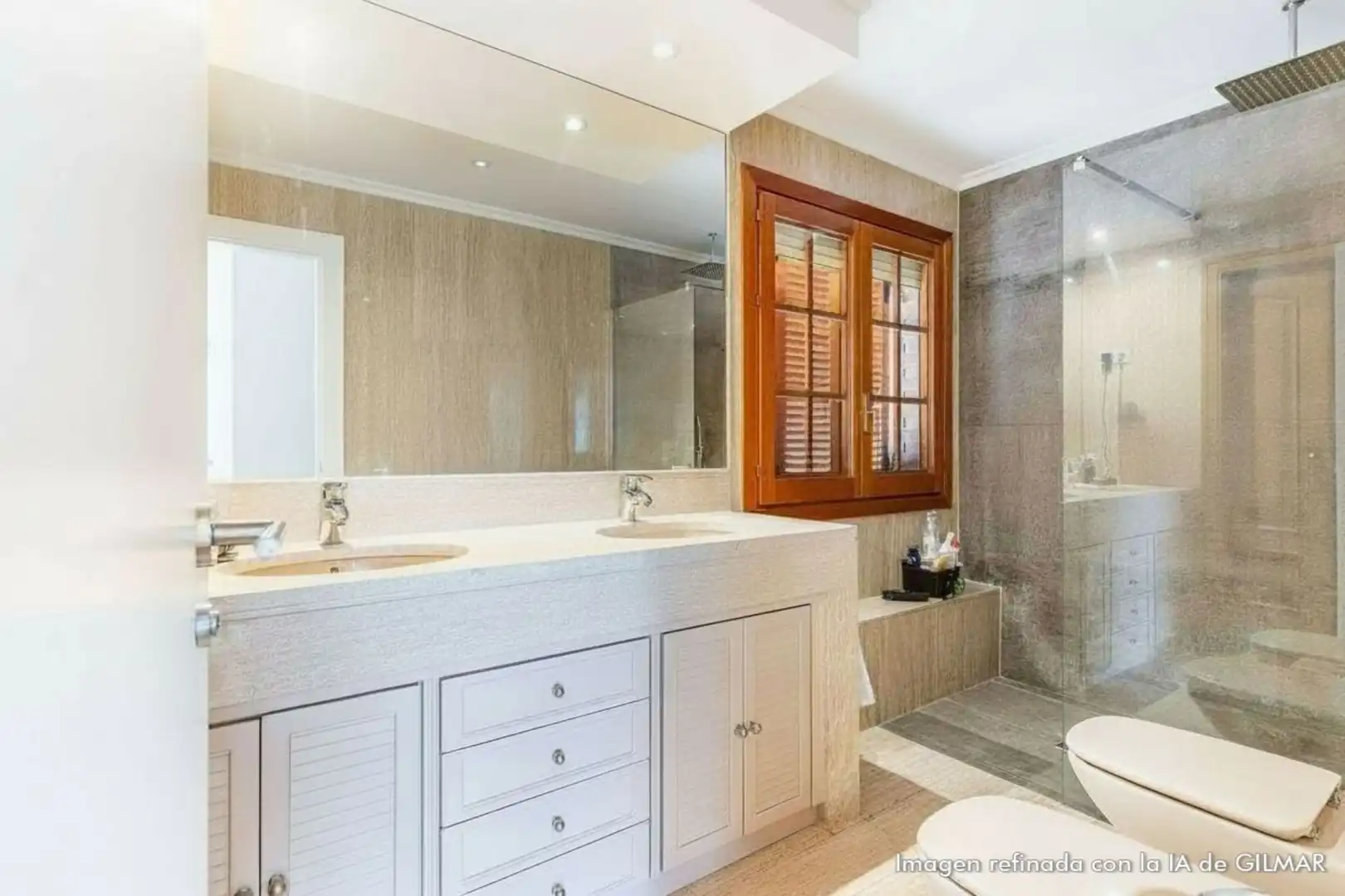 Baño de Casa o chalet en venta en Las Rozas de Madrid con Aire acondicionado, Calefacción y Jardín privado