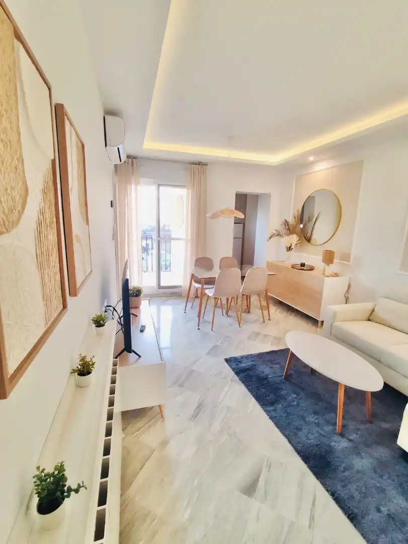Wohnzimmer von Wohnung zur Miete in Granada mit Klimaanlage, Heizung und Terrasse