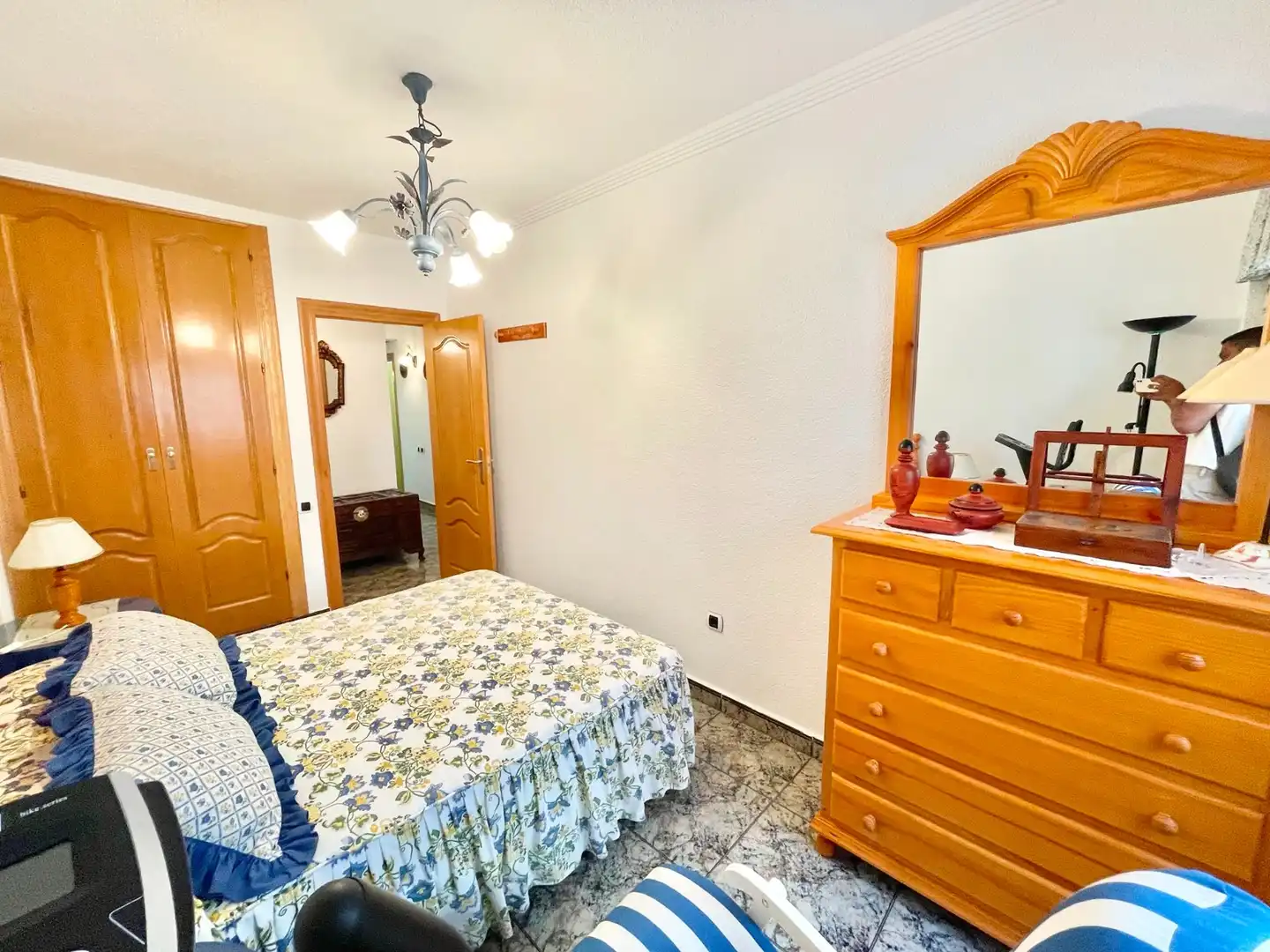 Dormitori de Casa o xalet de lloguer en Los Alcázares amb Aire condicionat, Moblat i Rentadora