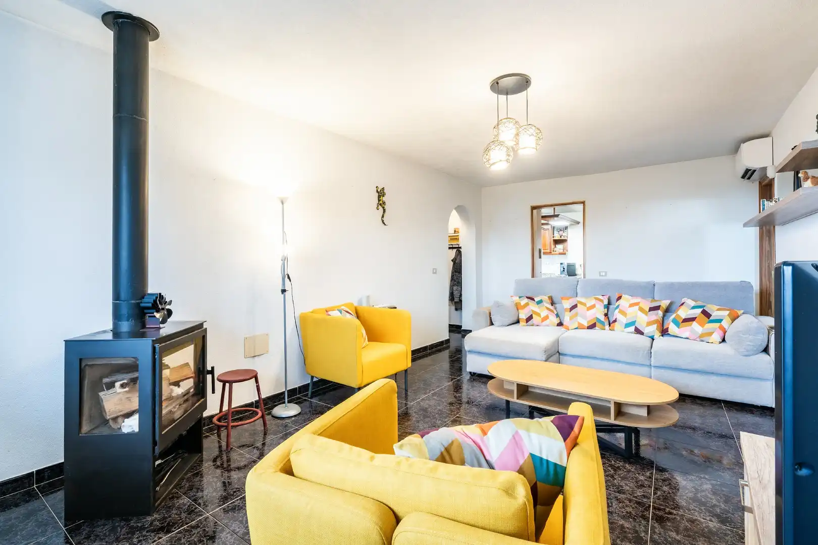 Sala de estar de Finca rústica en venta en Granadilla de Abona con Aire acondicionado, Jardín privado y Terraza