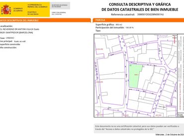 Wohnbaugrundstück zum Verkauf in Calle REVEREND DR ANTONI VILA 24