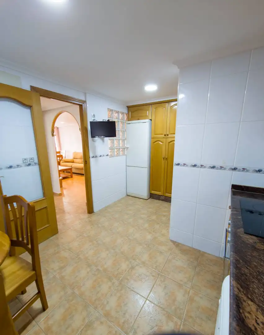 Kitchen of Flat for sale in Santa Pola  with Air Conditioner, Storage room and Furnished