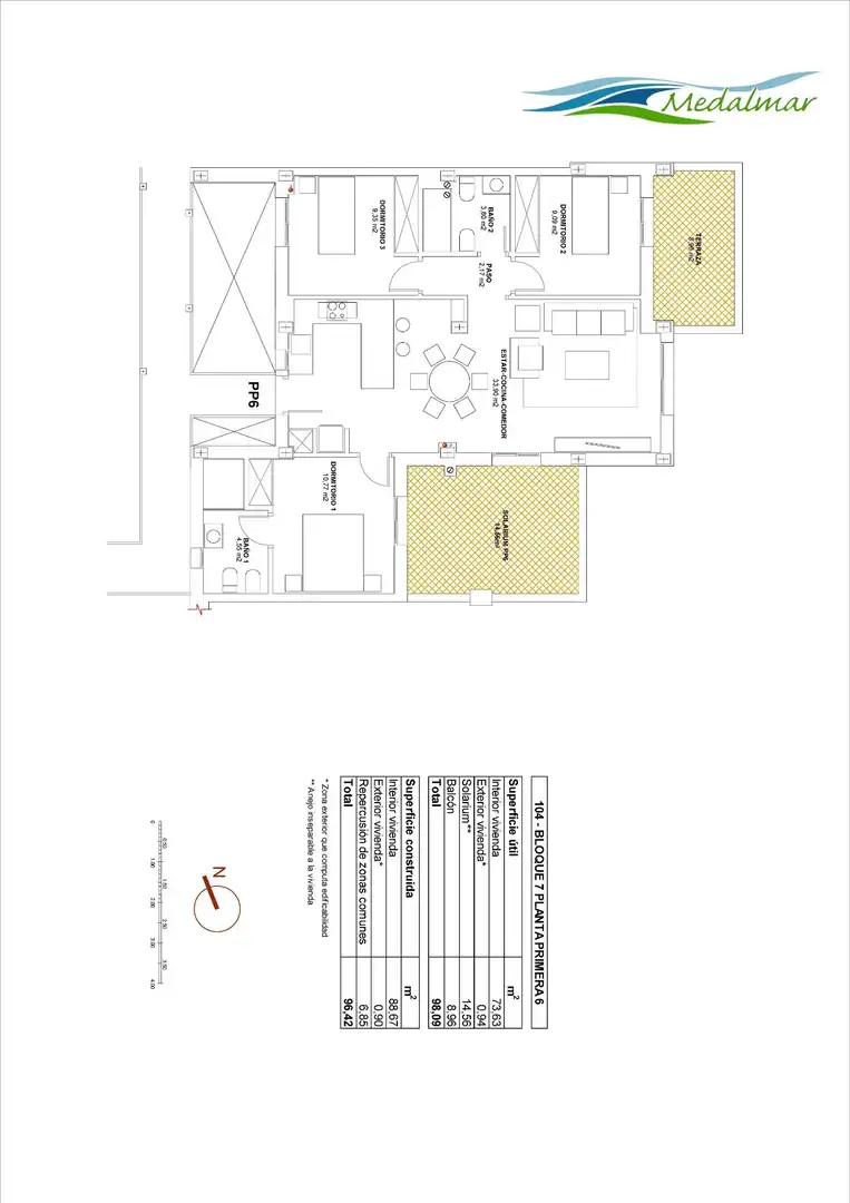Apartment with terrace for sale in Puerto Vera, imagen 26