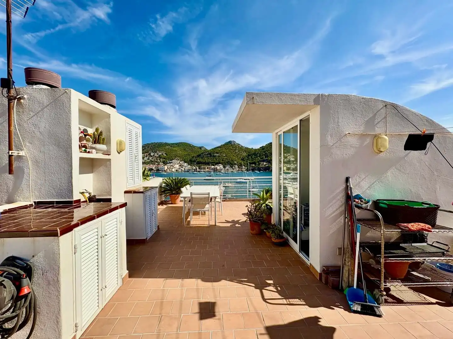 Terraza de Ático de alquiler en Andratx con Terraza, Amueblado y Alarma
