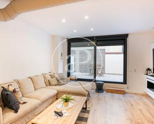 Living room of Flat for sale in  Barcelona Capital  with Air Conditioner, Heating and Terrace