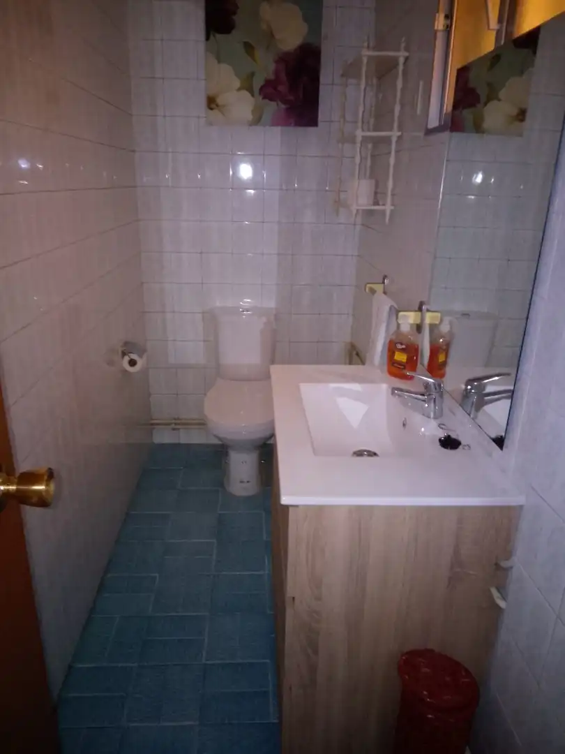 Bathroom of Flat for rent in Pontevedra Capital   with Heating, Furnished and Oven