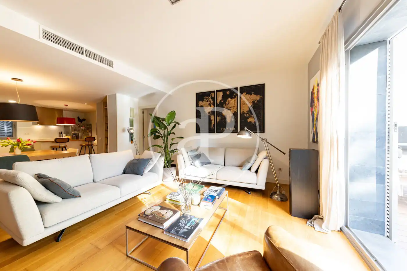Living room of Flat for sale in  Palma de Mallorca  with Air Conditioner, Heating and Private garden