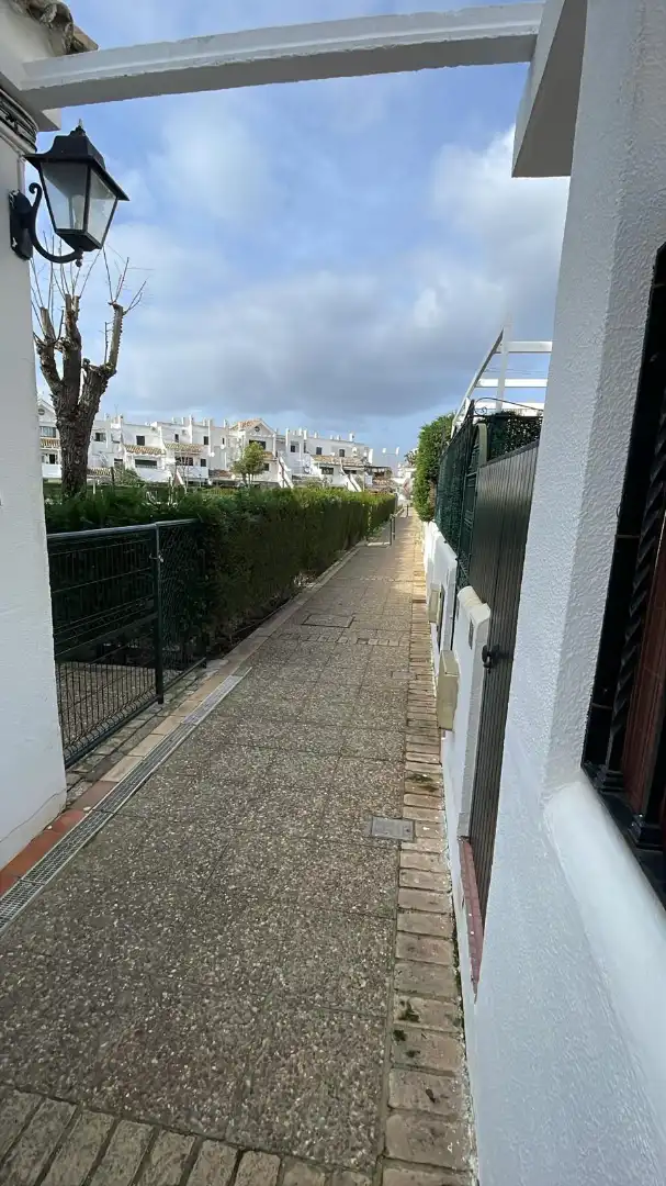 Vista exterior de Apartamento en venta en El Portil con Terraza, Amueblado y Piscina comunitaria