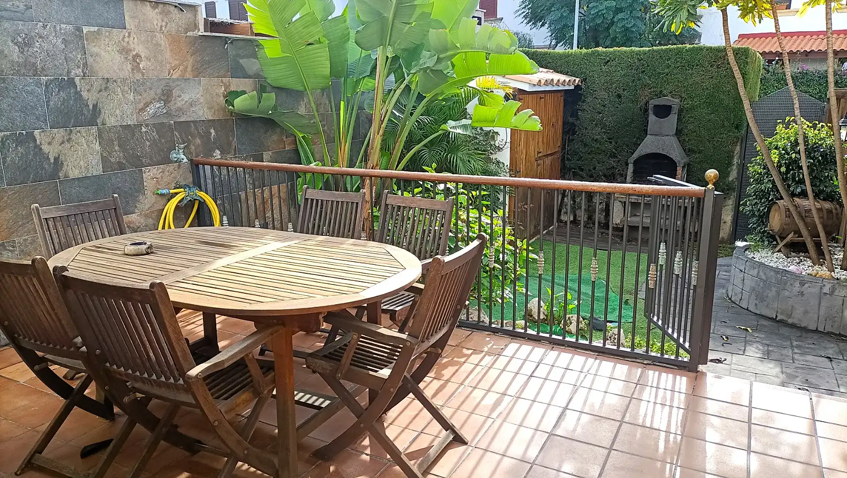 Terrassa de Casa adosada en venda en Cambrils amb Aire condicionat, Calefacció i Jardí privat