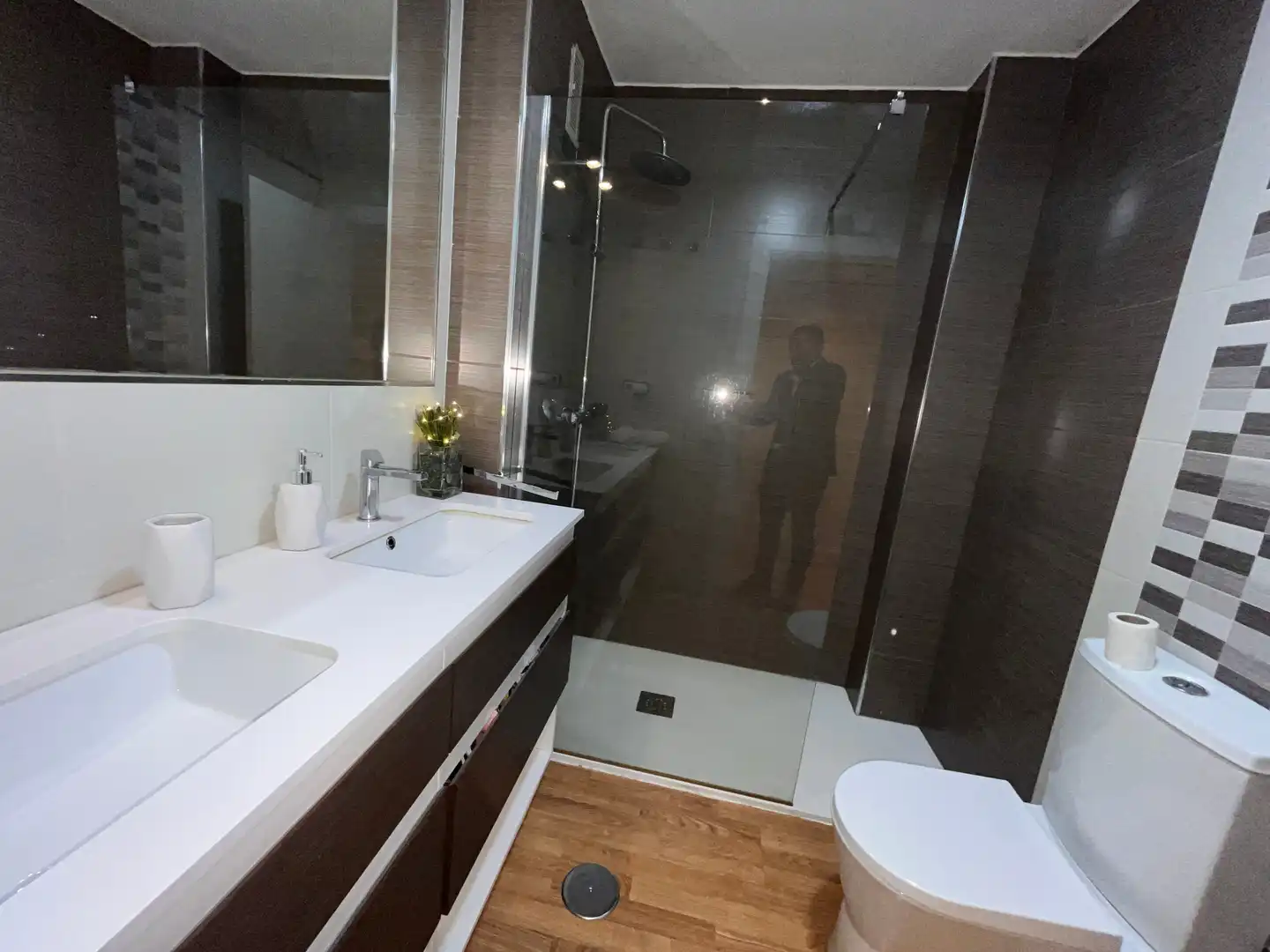 Baño de Casa adosada en venta en Cartagena con Aire acondicionado, Calefacción y Jardín privado