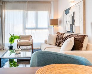 Living room of Flat to rent in  Madrid Capital  with Air Conditioner, Heating and Terrace