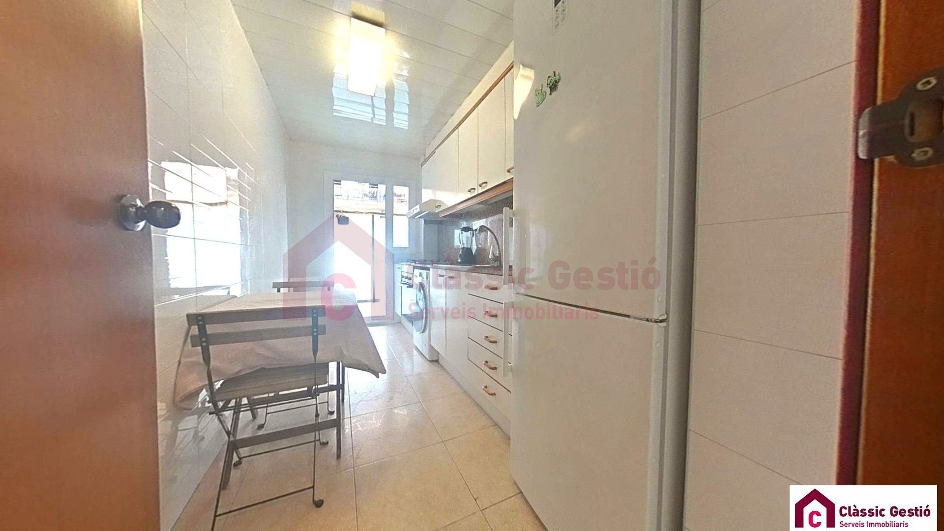 Kitchen of Flat for sale in Terrassa  with Heating and Terrace