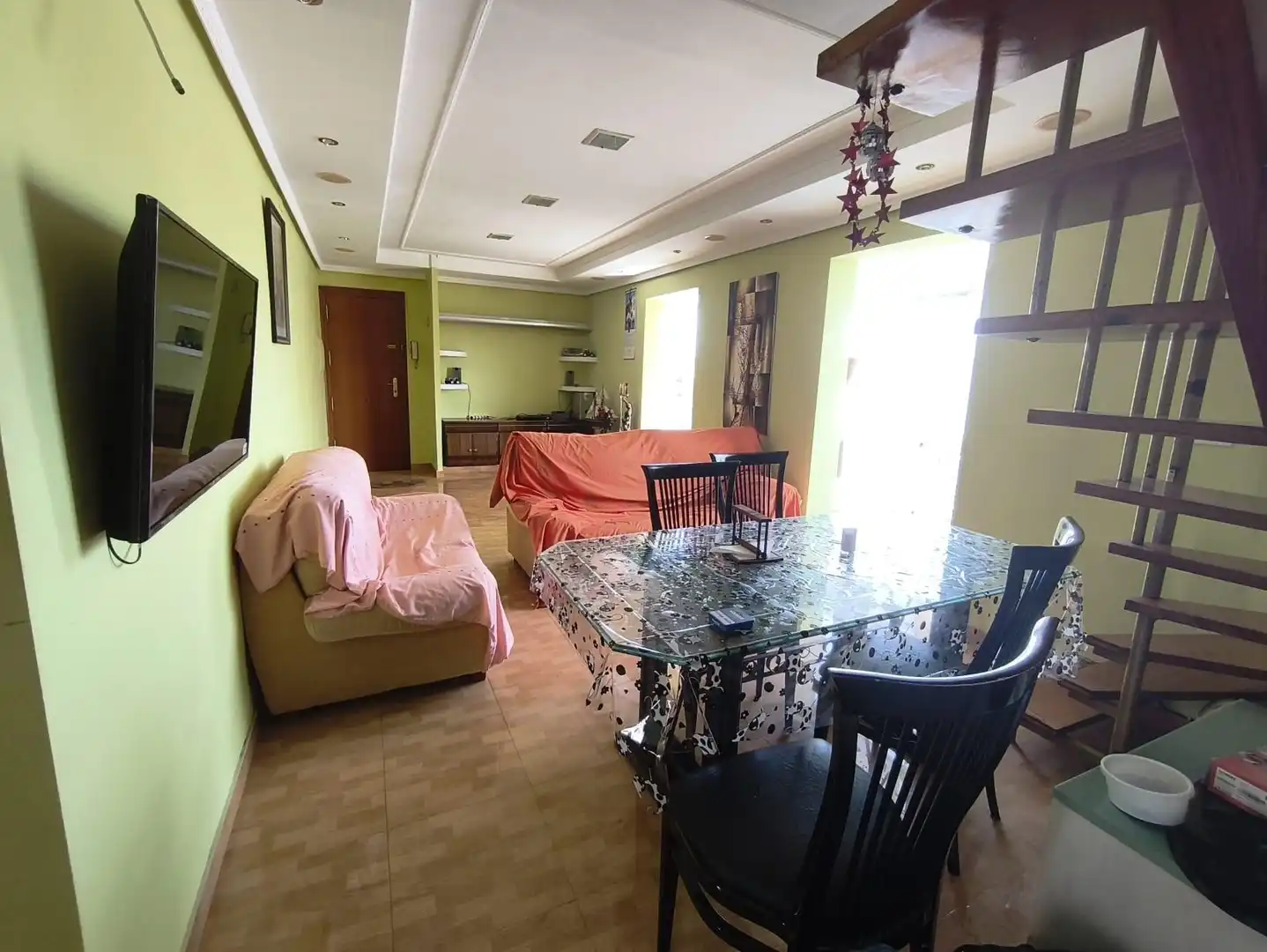 Sala d'estar de Dúplex en venda en Alicante / Alacant amb Aire condicionat, Traster i Moblat